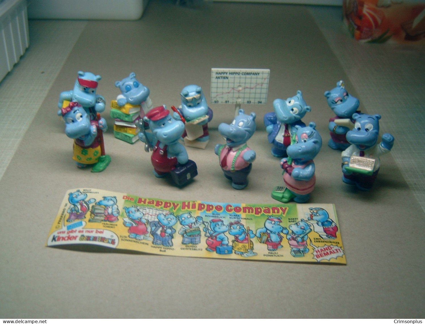 1994 Ferrero - Kinder Surprise - Happy Hippo Company - Complete Set + BPZ - Monoblocs