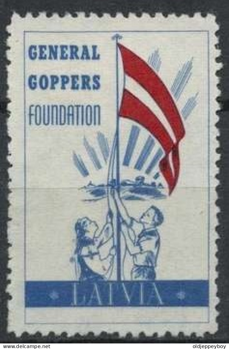 LETTLAND Latvia Canada Latvian Scouts In Exile General Goppers Foundation SCOUTS Pfadfinder CINDERELLA SCOUTING - Unused Stamps