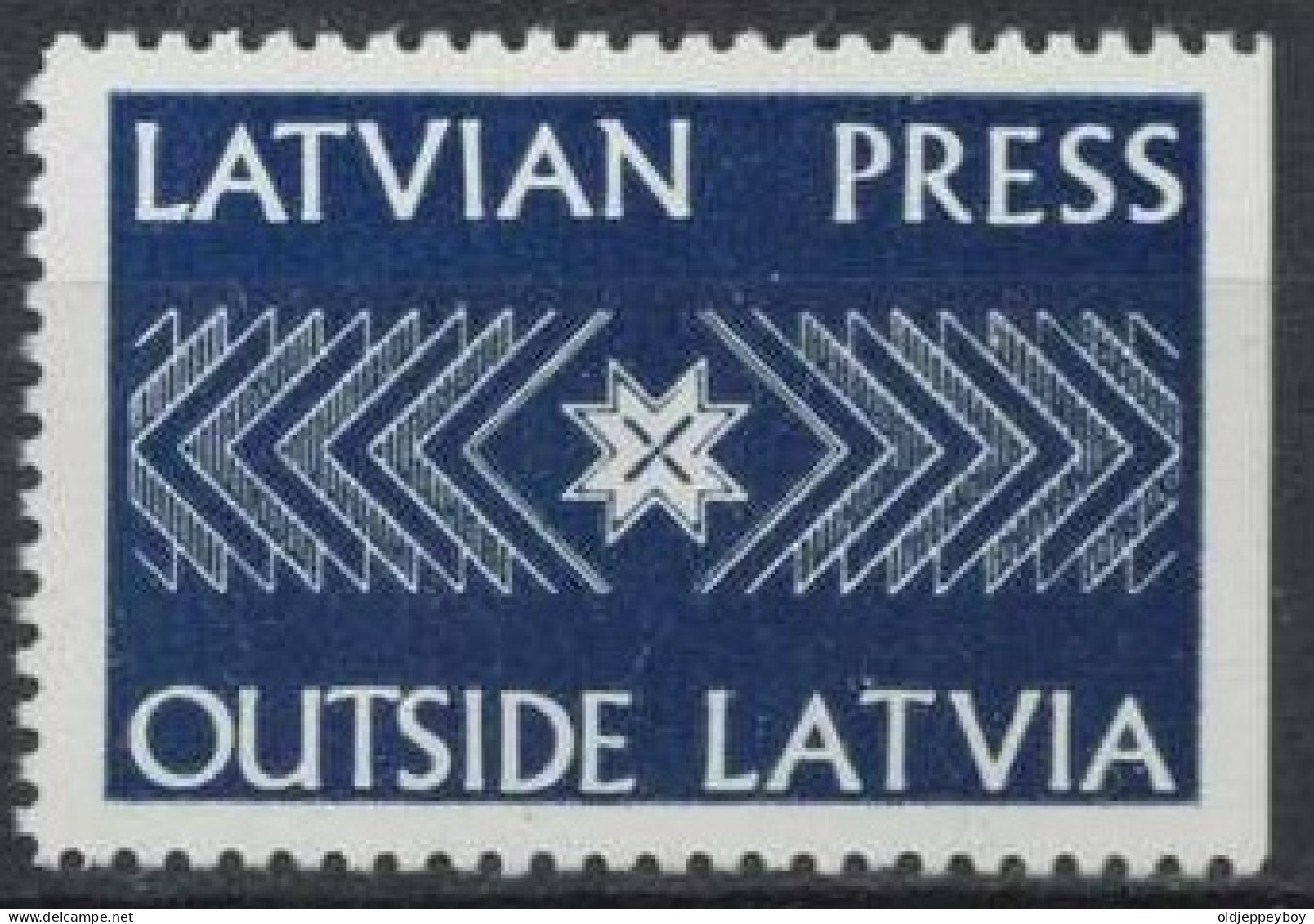 MNH** LETTLAND Latvia LATVIA PRESS IN EXILE  Pfadfinder Reklamemarke VIGNETTE CINDERELLA SCOUTS SCOUTING - Nuevos