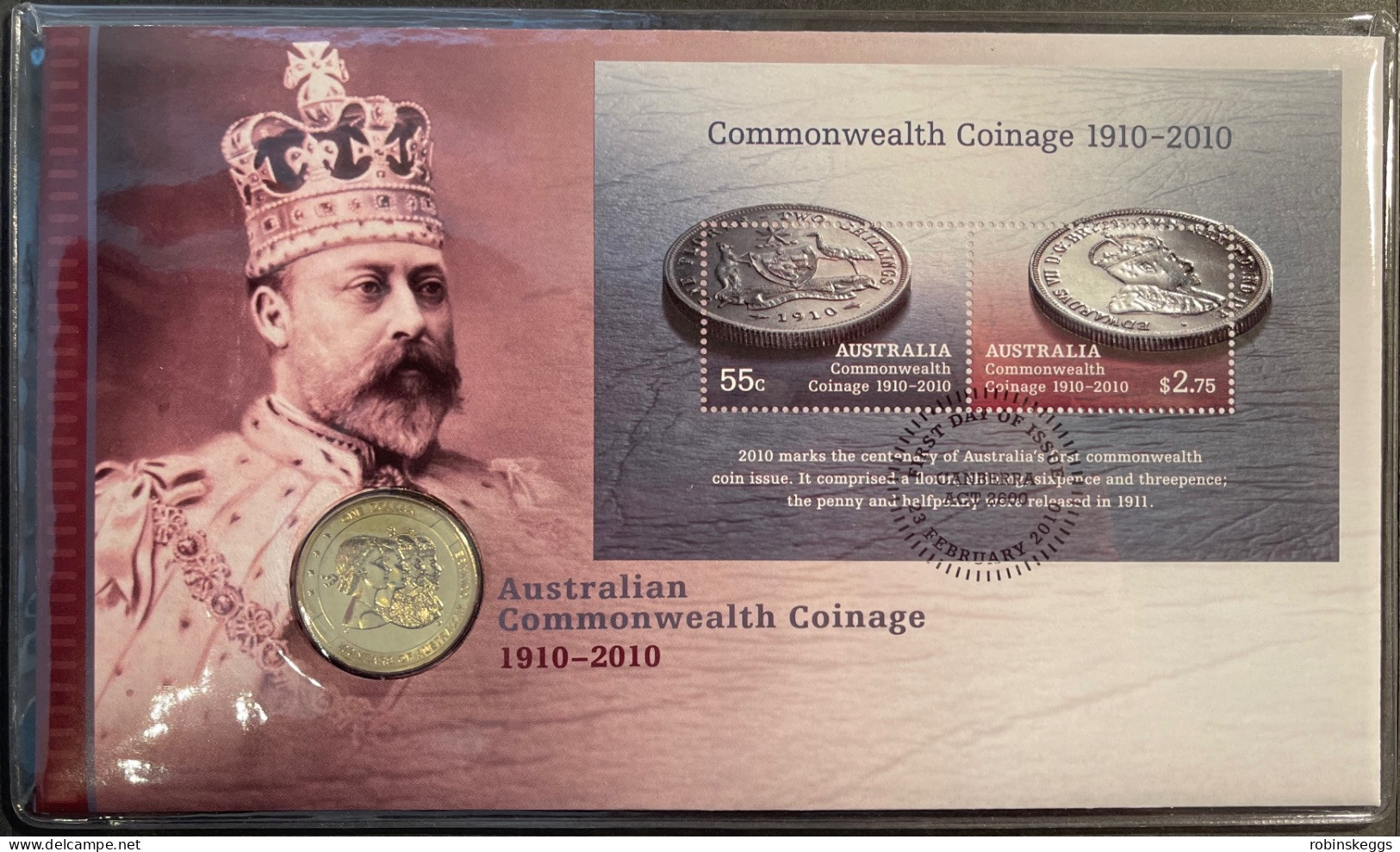 Australia PNC 2010 Australian Commonwealth Coinage - Dollar