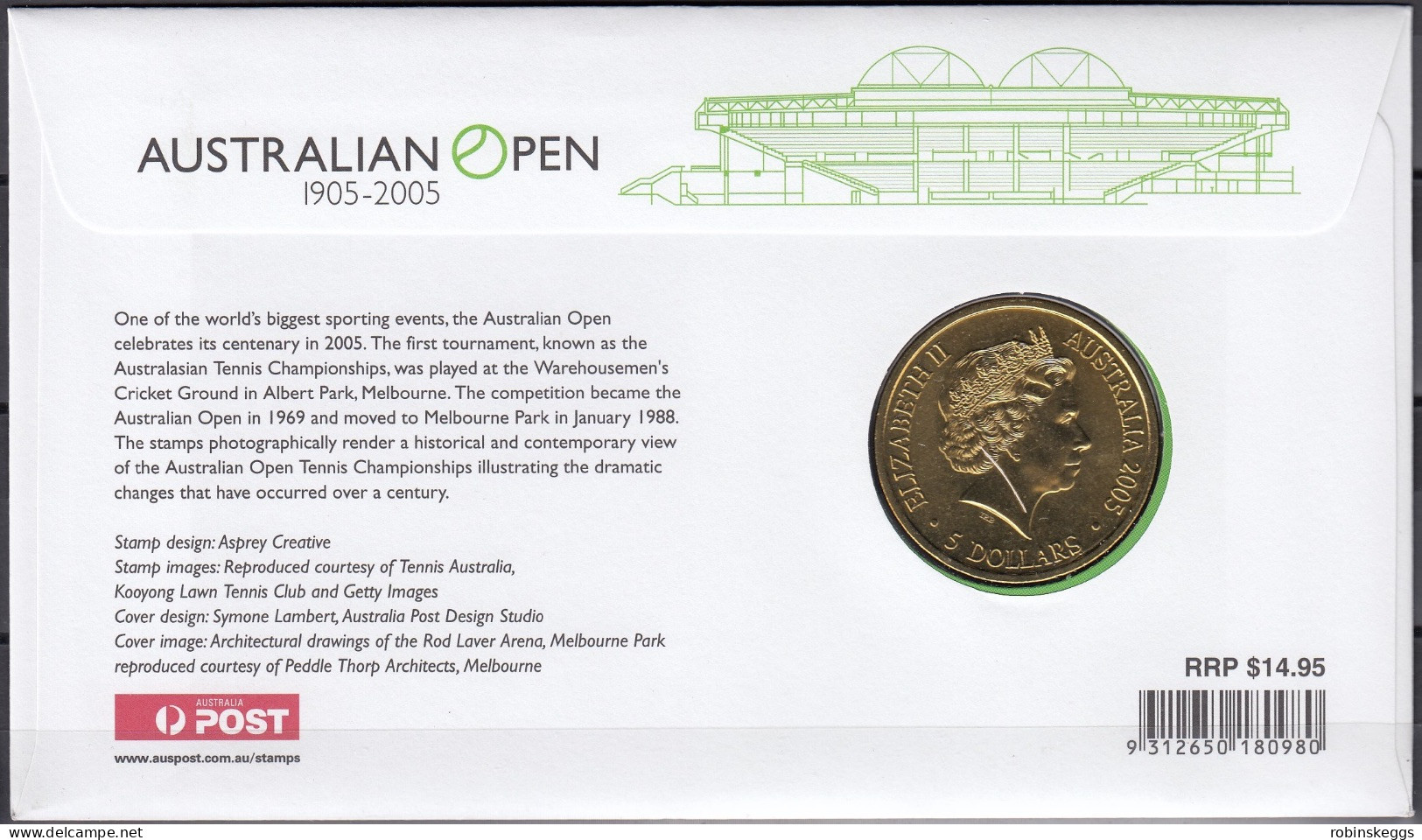 Australia PNC 2005 Australia Open 1905-2005 - Dollar