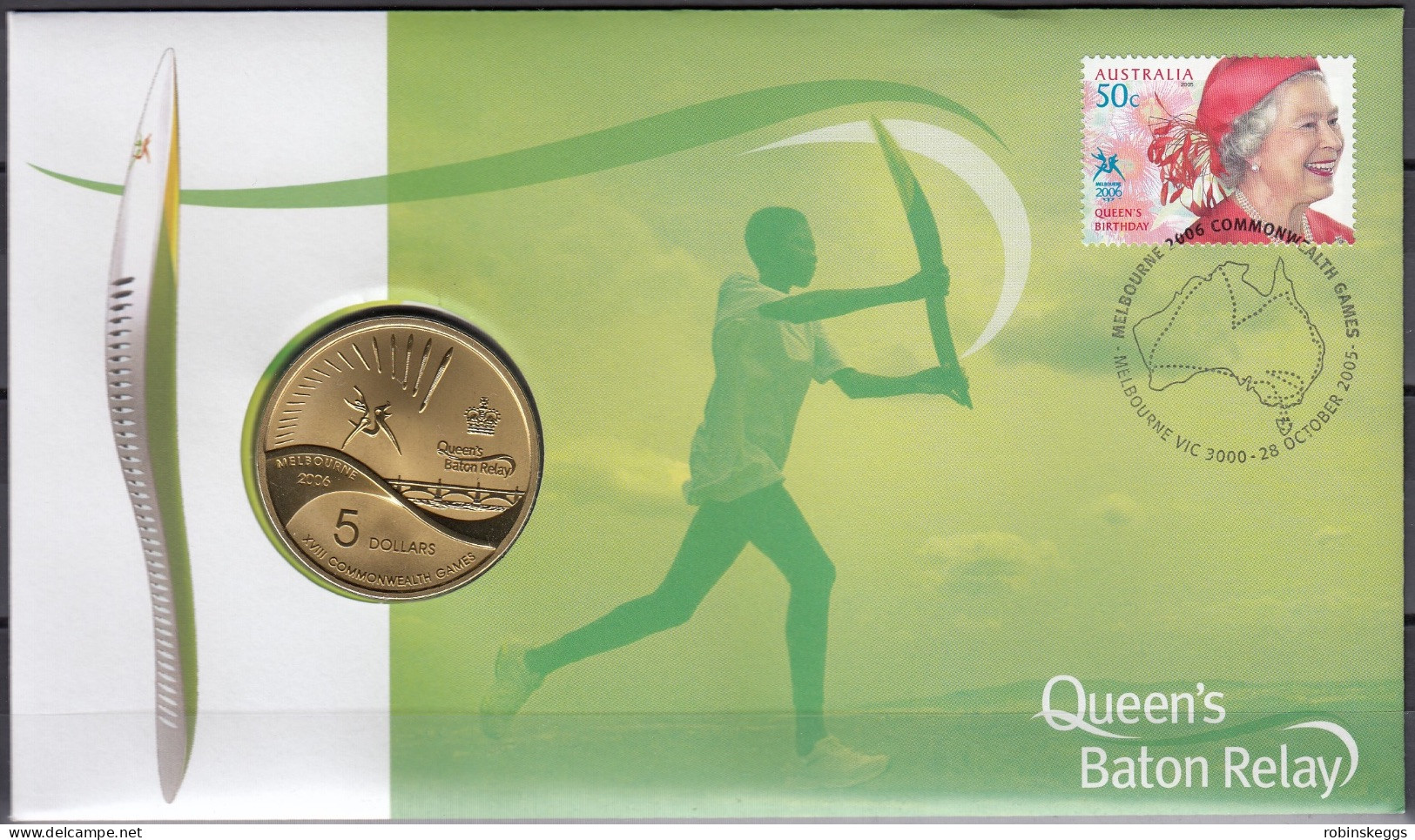 Australia PNC 2005 Queens Baton Relay - Dollar