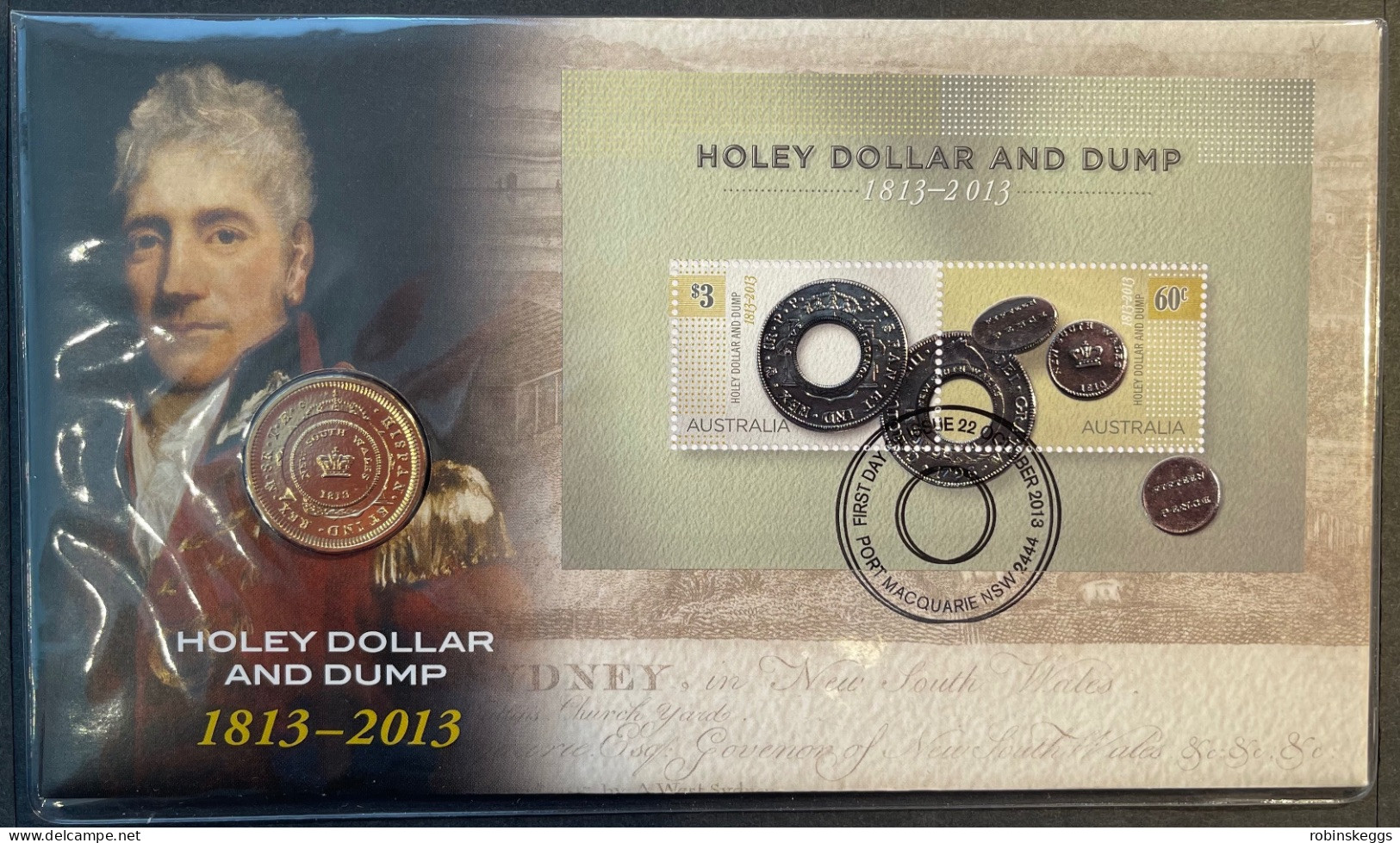 Australia PNC 2013 Holey Dollar And Dump 1813-2013 - Dollar