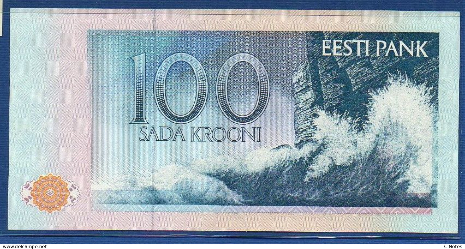 ESTONIA - P.74a – 100 Krooni 1991 AUNC, S/n AK605187 - Estonie