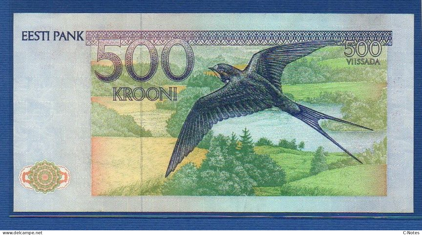 ESTONIA - P.75a – 500 Krooni 1991 AUNC, S/n AA851948 - Estland