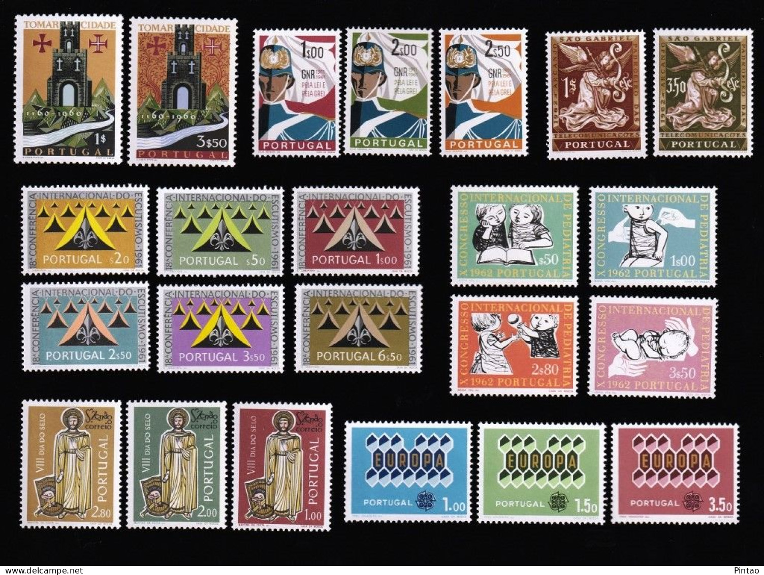 PTS13819- PORTUGAL 1962 Nº 881_ 903- ANO COMPLETO- MNH - Ganze Jahrgänge