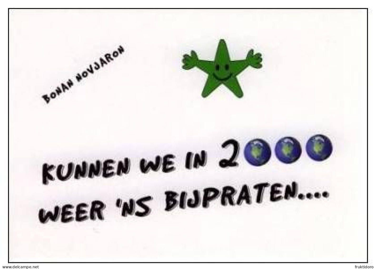 AKEO 30 Esperanto Card New Year - Novjara Karto 2000 - The Netherlands - Esperanto