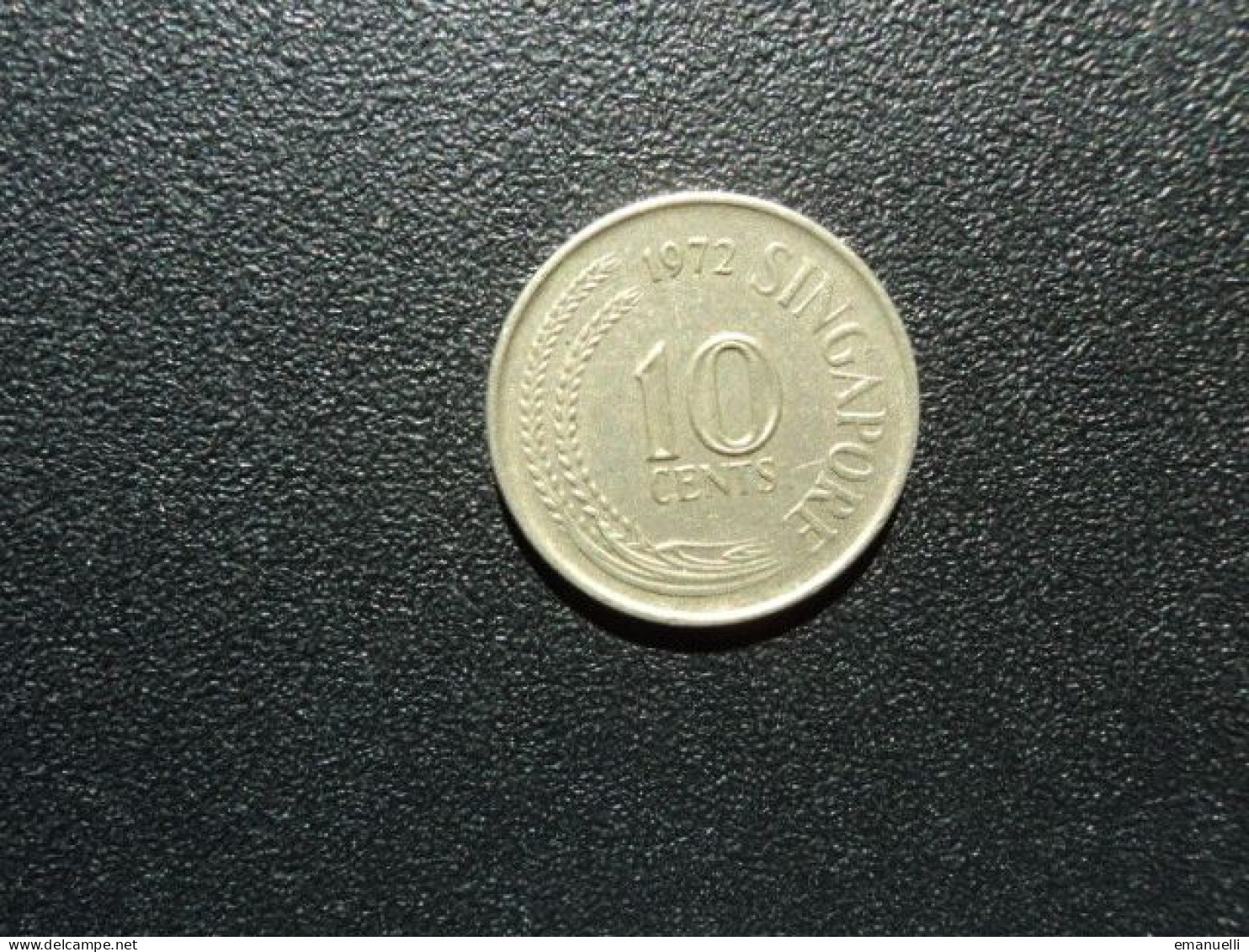 SINGAPOUR : 10 CENTS   1972    KM 3     SUP - Singapur