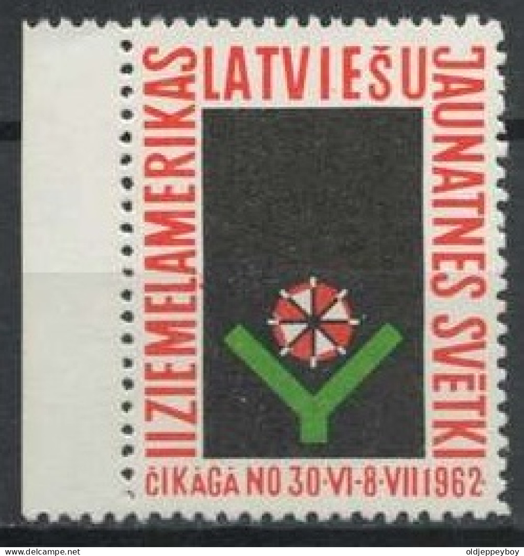  Latvia  1962, Copera Fonds, Exile, Pairs  Pfadfinder Reklamemarke VIGNETTE CINDERELLA SCOUTS SCOUTING - Ongebruikt