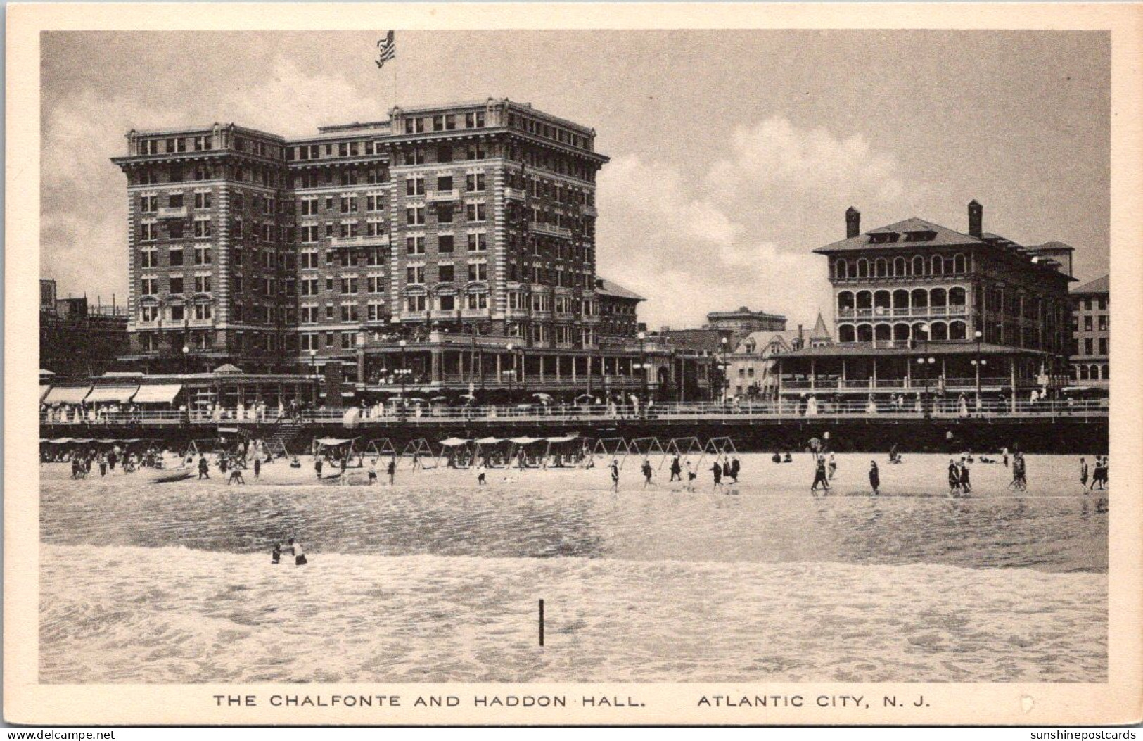 New Jersey Atlantic City The Chalfonte And Haddon Halls Albertype - Atlantic City