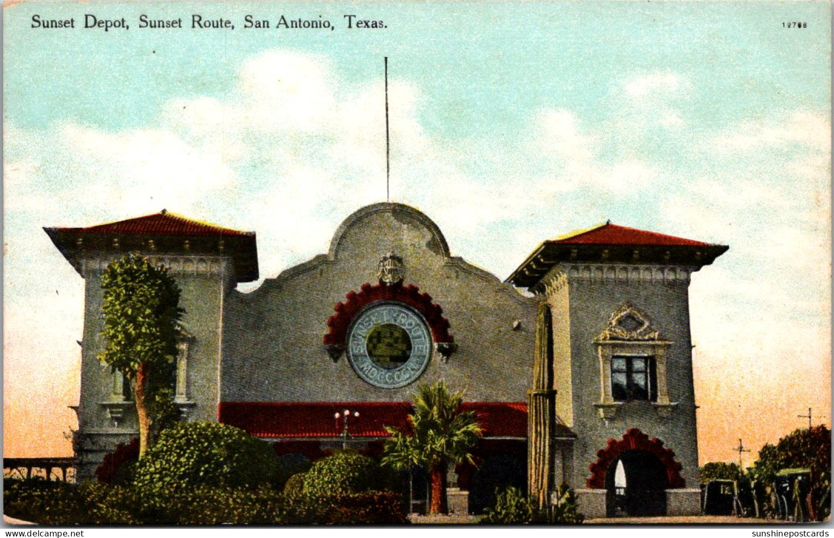 Texas San Antonio Sunset Railroad Depot Sunset Route - San Antonio