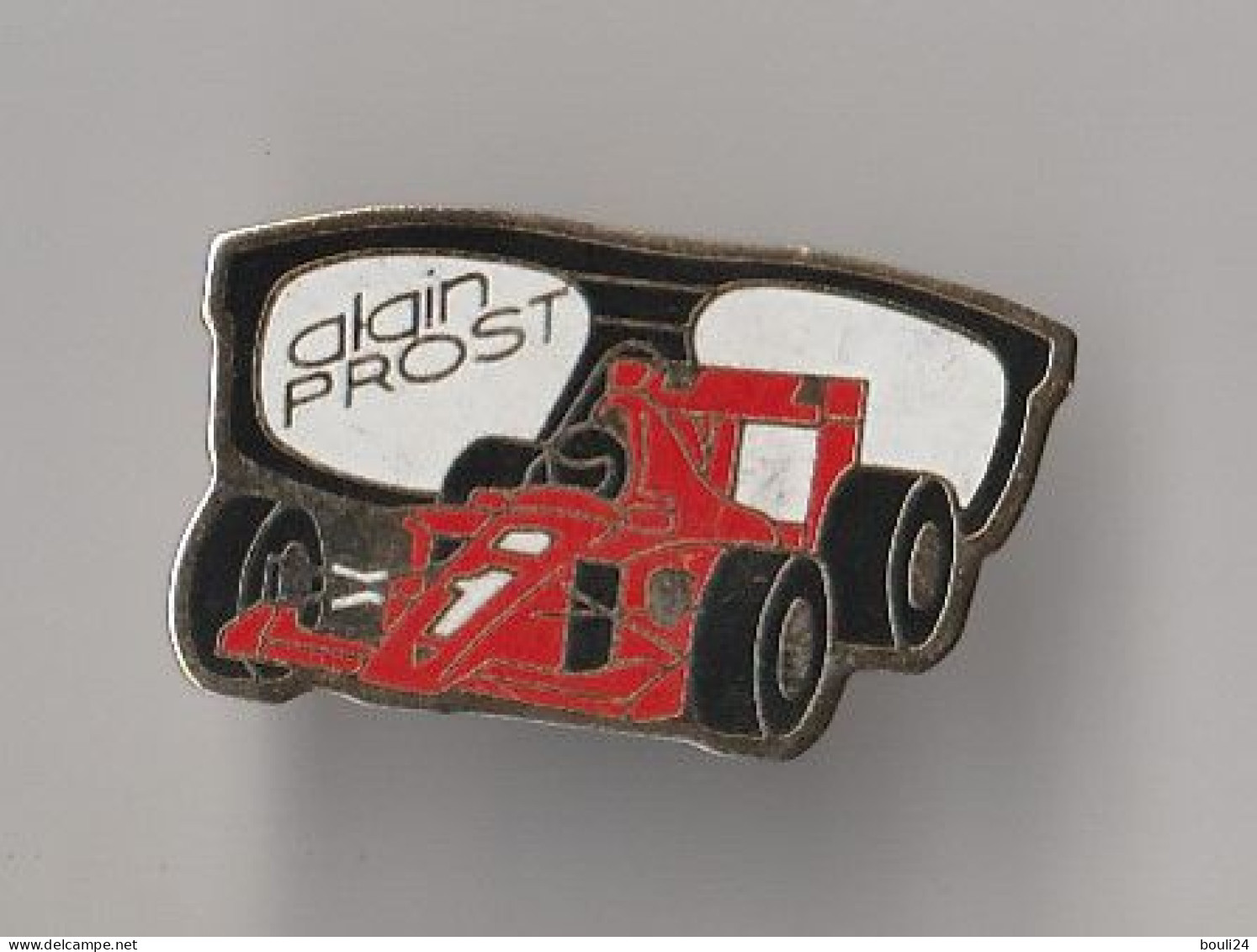 PIN'S THEME AUTOMOBILE FORUME 1  FERRARI   ALAIN PROST  LUNETTES - F1