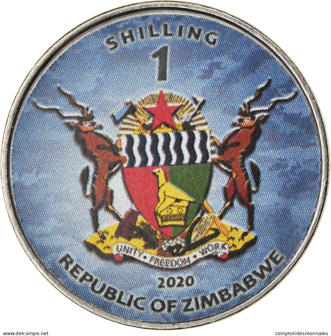 Monnaie, Zimbabwe, Shilling, 2020, Sous-marins - Kilo-Class, SPL, Nickel Plated - Simbabwe