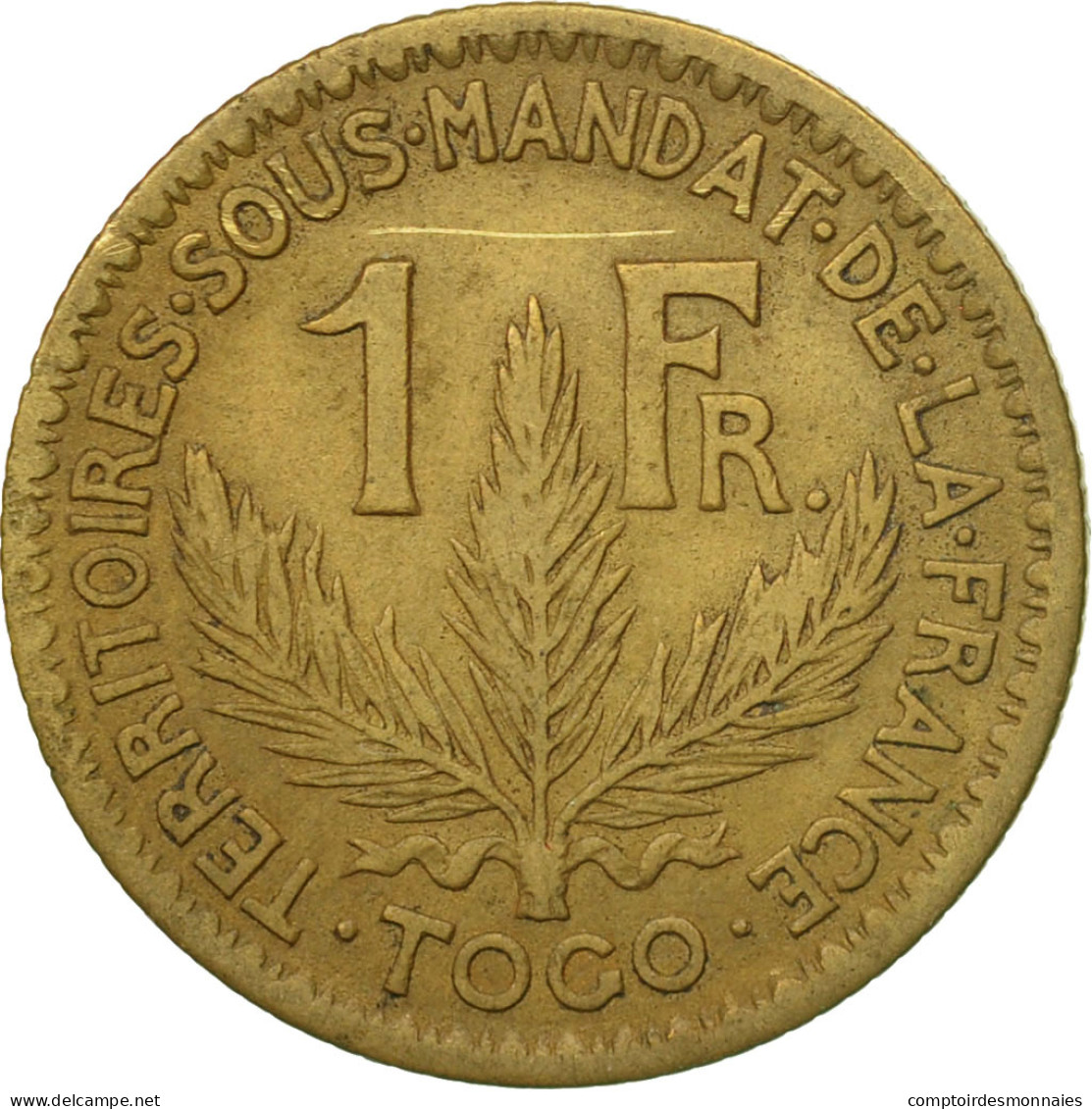 Monnaie, Togo, Franc, 1924, Paris, TTB, Aluminum-Bronze, KM:2 - Togo