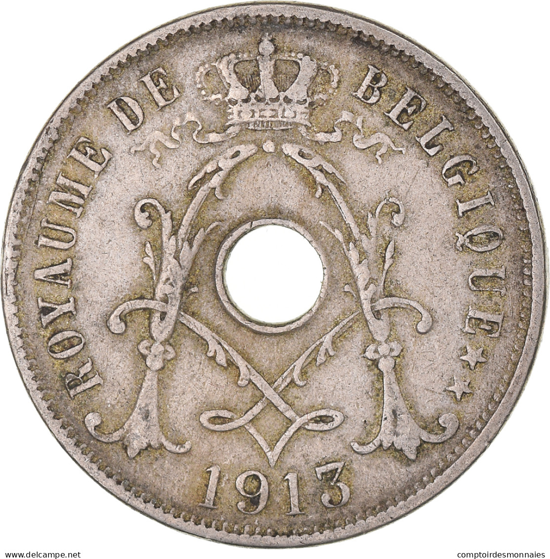 Monnaie, Belgique, 25 Centimes, 1913 - 25 Centimes