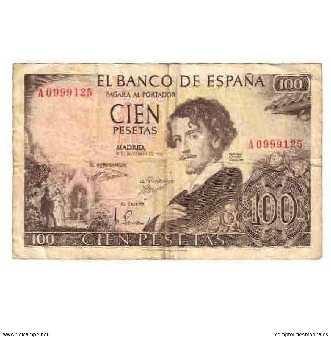 Billet, Espagne, 100 Pesetas, 1965, 1965-11-19, KM:150, TB - 100 Peseten