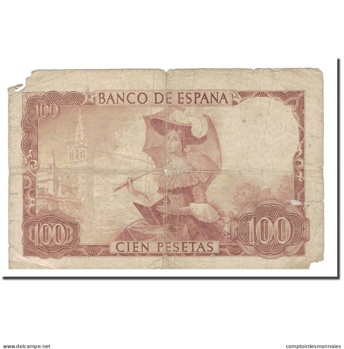 Billet, Espagne, 100 Pesetas, 1965, 1965-11-19, KM:150, B - 100 Pesetas