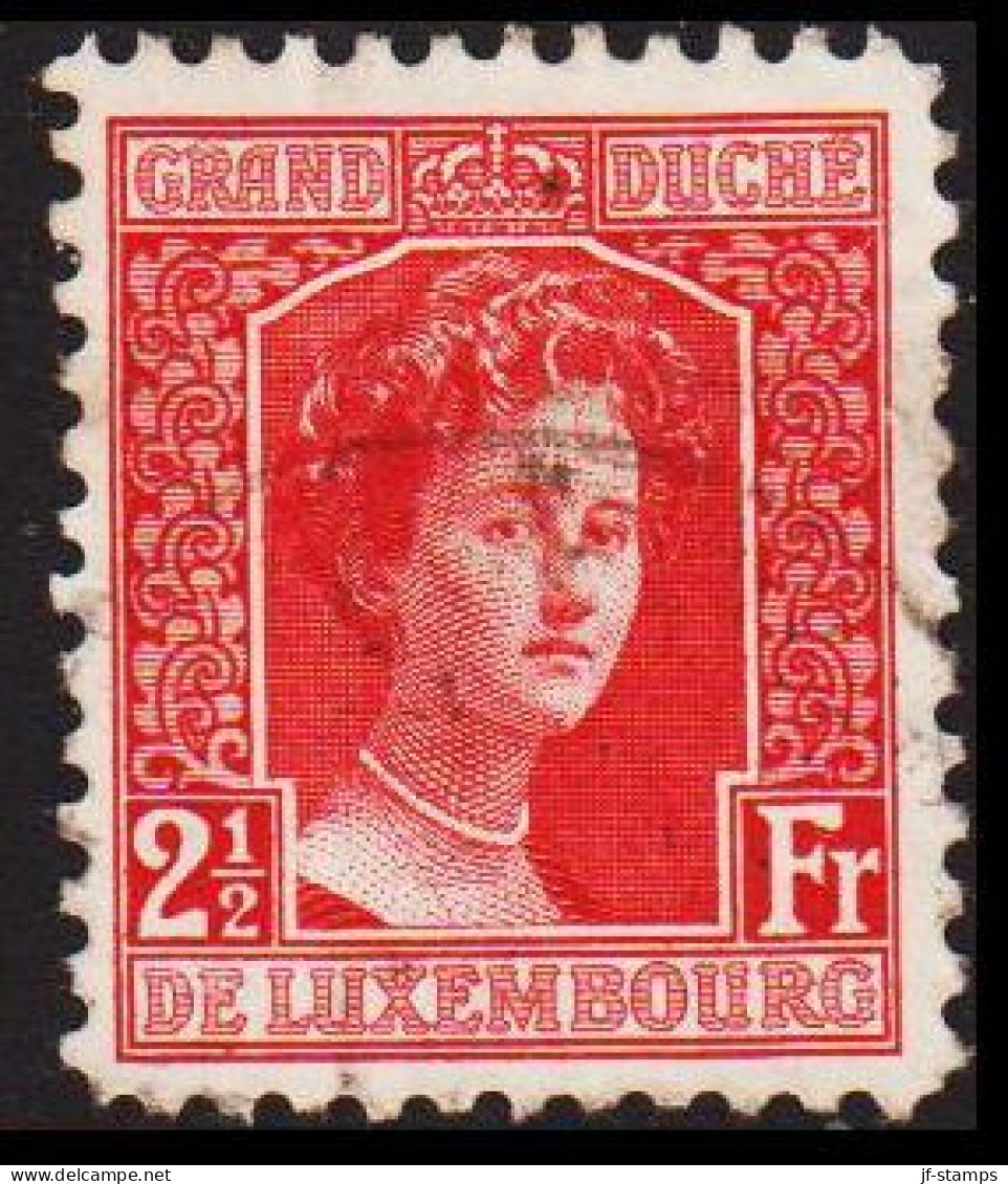 1914-1921. LUXEMBOURG. Großherzogin Marie Adelheid 2½ Fr. (Michel 105) - JF532638 - 1907-24 Coat Of Arms