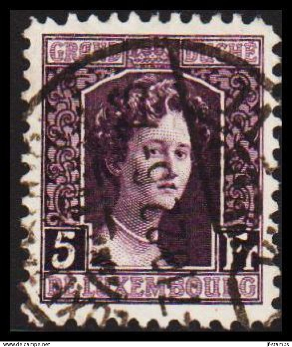 1914-1921. LUXEMBOURG. Großherzogin Marie Adelheid 5 Fr. (Michel 106) - JF532639 - 1907-24 Scudetto