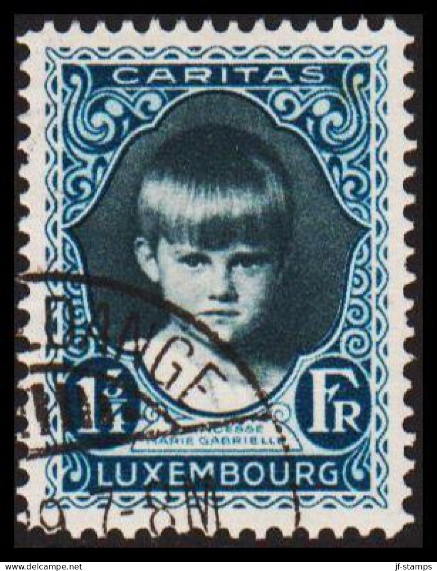 1929. LUXEMBOURG. Children Aid. Marie-Gabriele 1 3/4 Fr.  (Michel 217) - JF532647 - Oblitérés