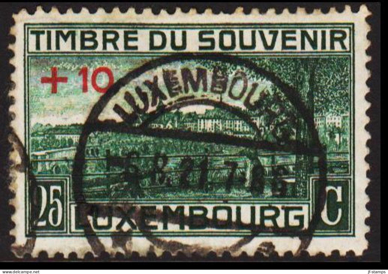 1921. LUXEMBOURG. TIMBRE DE SOUVENIR 25 C + 10.  (Michel 139) - JF532656 - Oblitérés