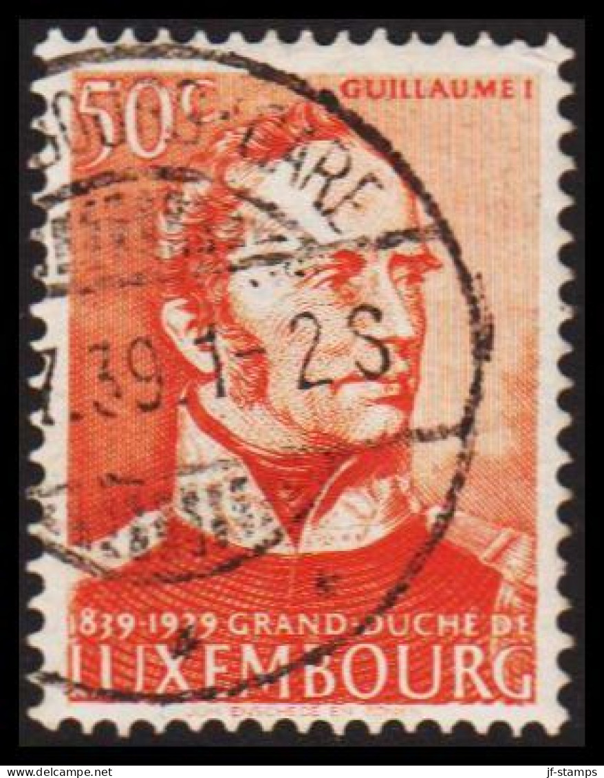 1939. LUXEMBOURG. 100 Years Celebration 50 C.  (Michel 322) - JF532686 - Oblitérés