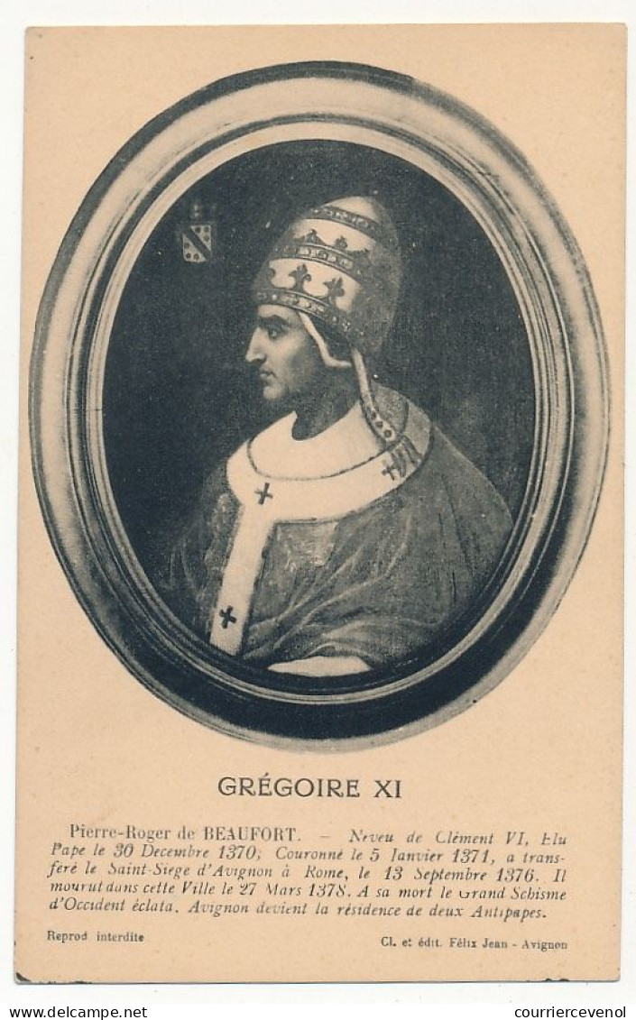 CPA - Grégoire XI - Pausen