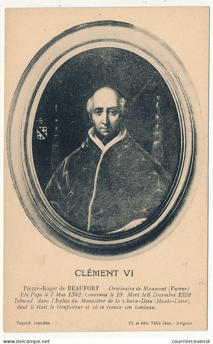 CPA - Clément VI - Popes