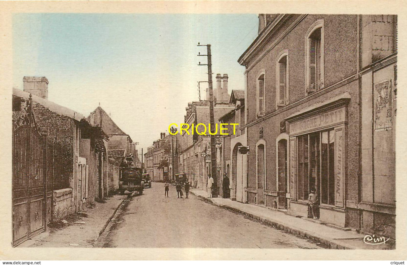 86 Scorbé-Clairvaux, Rue Principale, Route De Lencloître, Vieux Camion, Magasin Nouveautés Gagne Petit ... - Scorbe Clairvaux