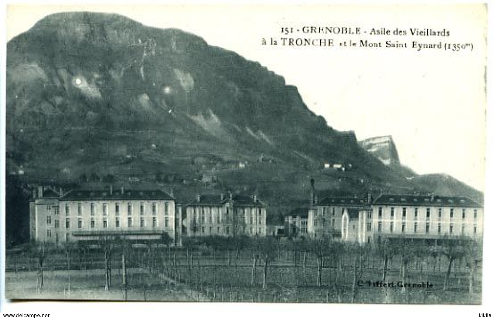 CPA 9 X 14 Isère Grenoble Asile De Vieillards à LA TRONCHE Et Le Mont Saint Eynard - La Tronche