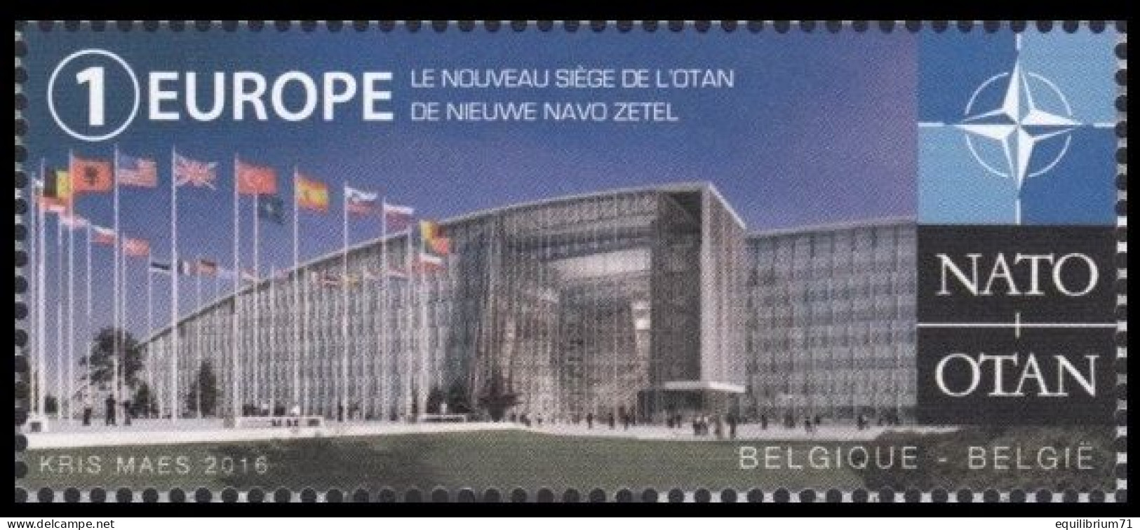 4652** - Le Nouveau Quartier Général De L'OTAN à/De Navo In België. De Nieuwe Navo-zetel In - Evere - EUROPE - OTAN