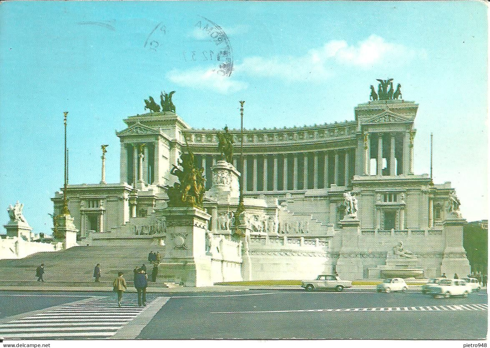 Roma (Lazio) Altare Della Patria, Monumento A Vittorio Emanuele II, Altar Of The Nation, Auto D'Epoca, Old Cars - Altare Della Patria