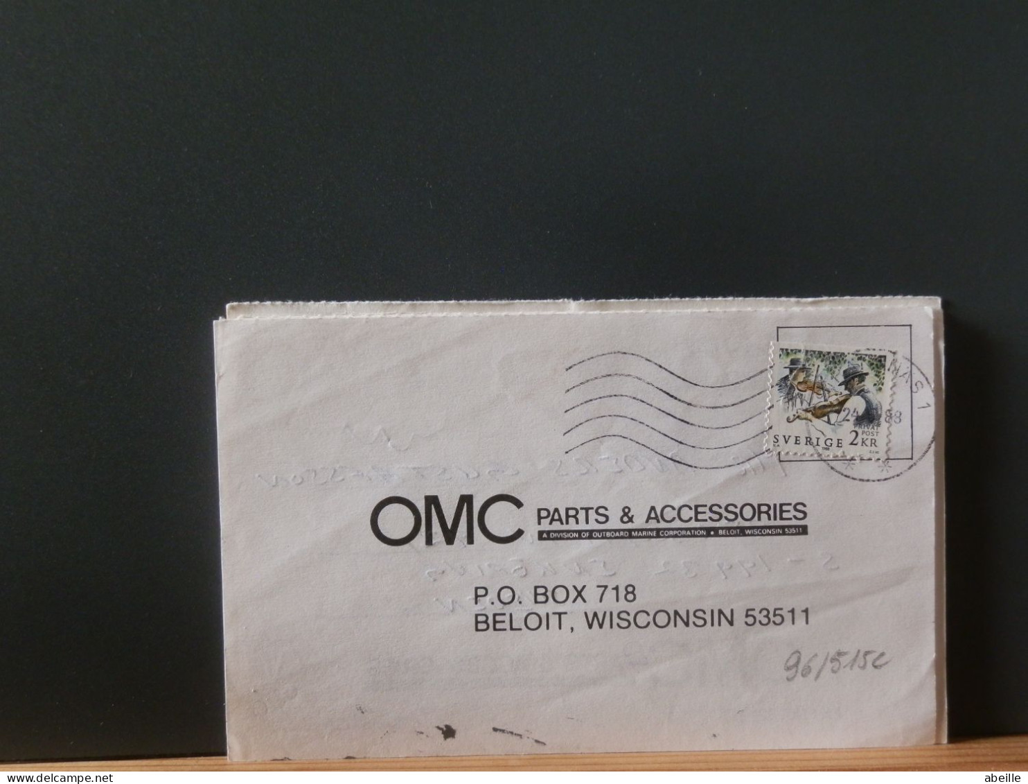 96/515C  CP SUEDE  1988   QUIK BUY 1 EURO - Briefe U. Dokumente
