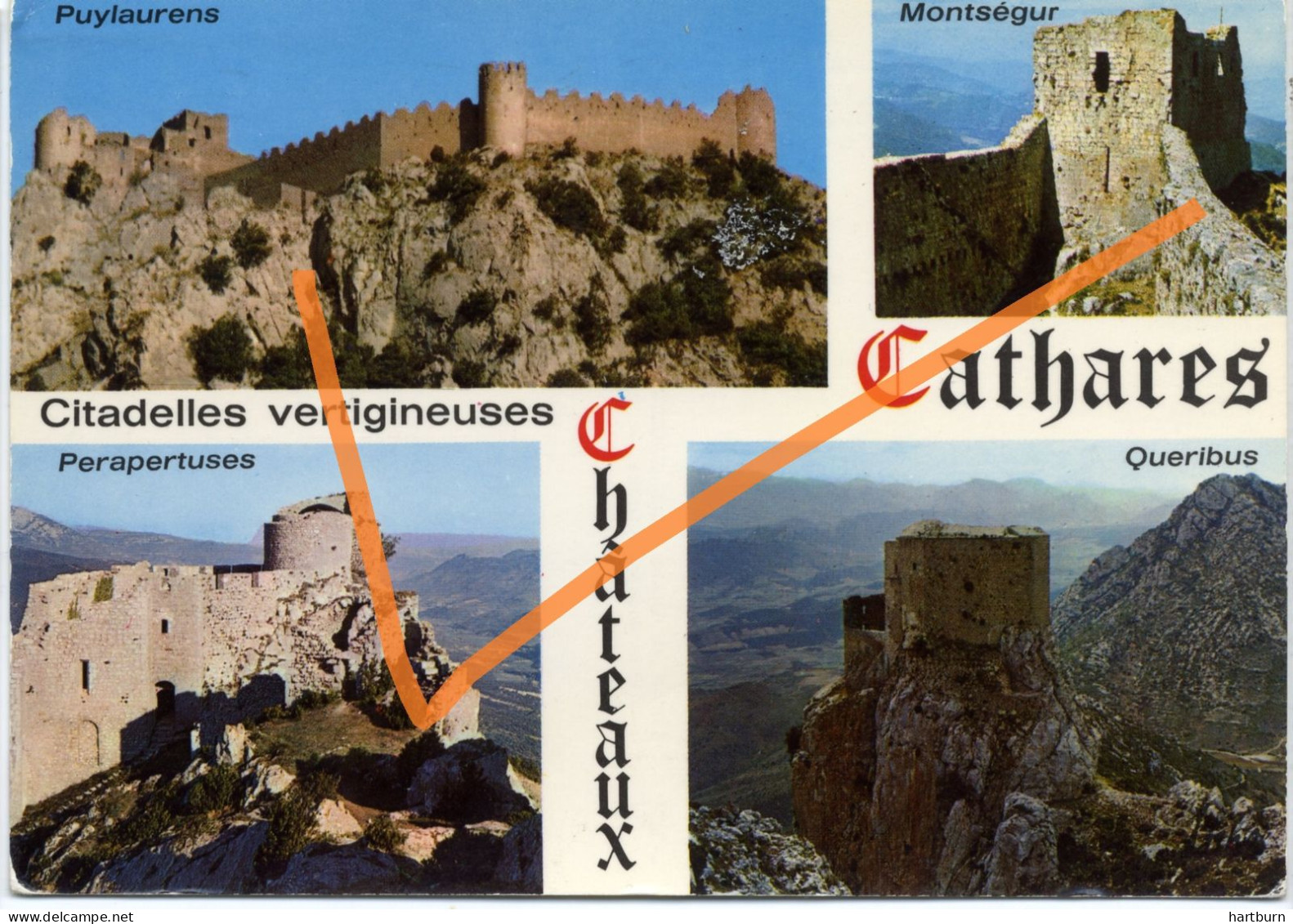 Chateaux Cathares (Citadelles Vertigineuses) Puylaurens, Montsegur, Perapertuses, Queribus - Puylaurens