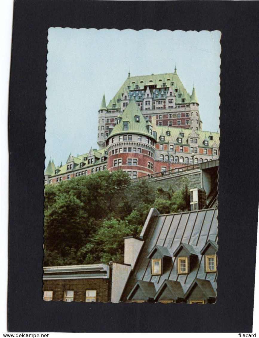 121700      Canada,    Chateau   Frontenac  Et  Le  Funiculaire,   NV(scritta) - Québec - Château Frontenac