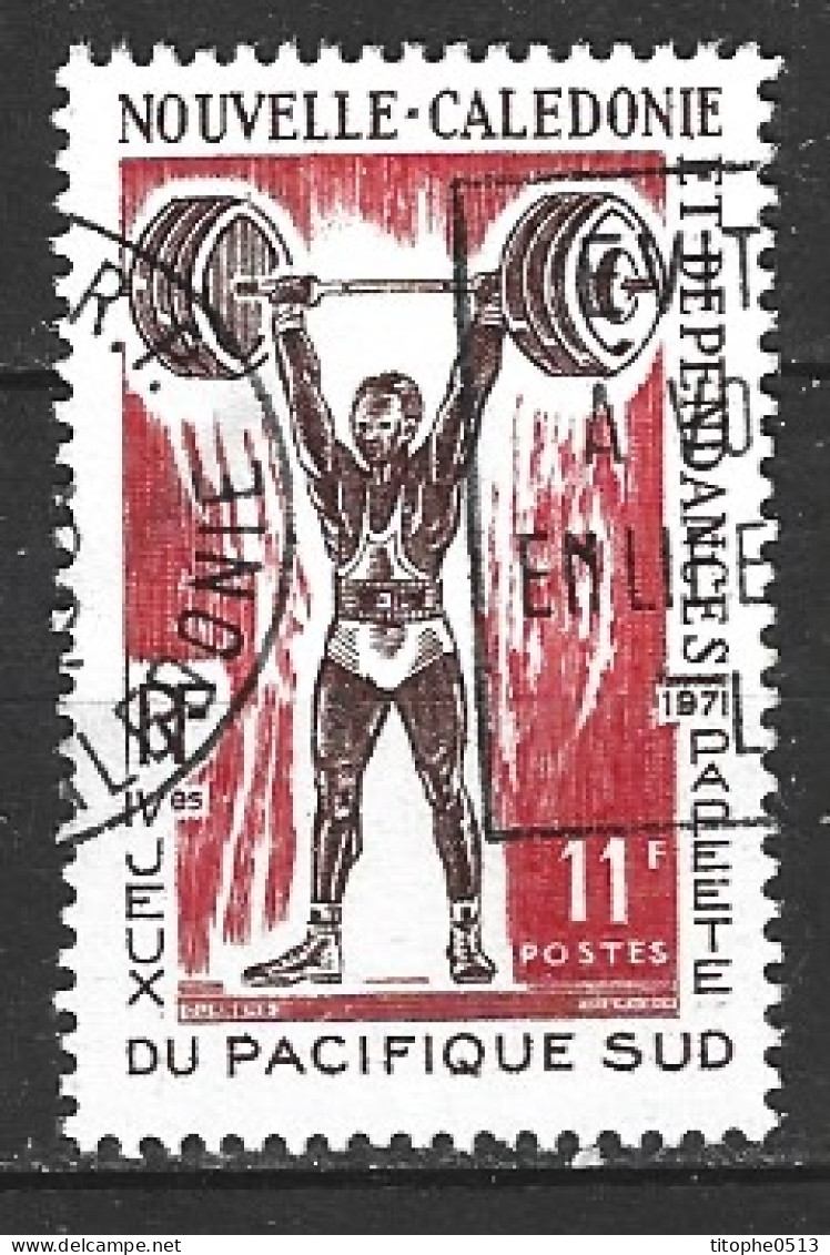 NOUVELLE-CALEDONIE. N°375 De 1971 Oblitéré. Haltérophilie. - Weightlifting