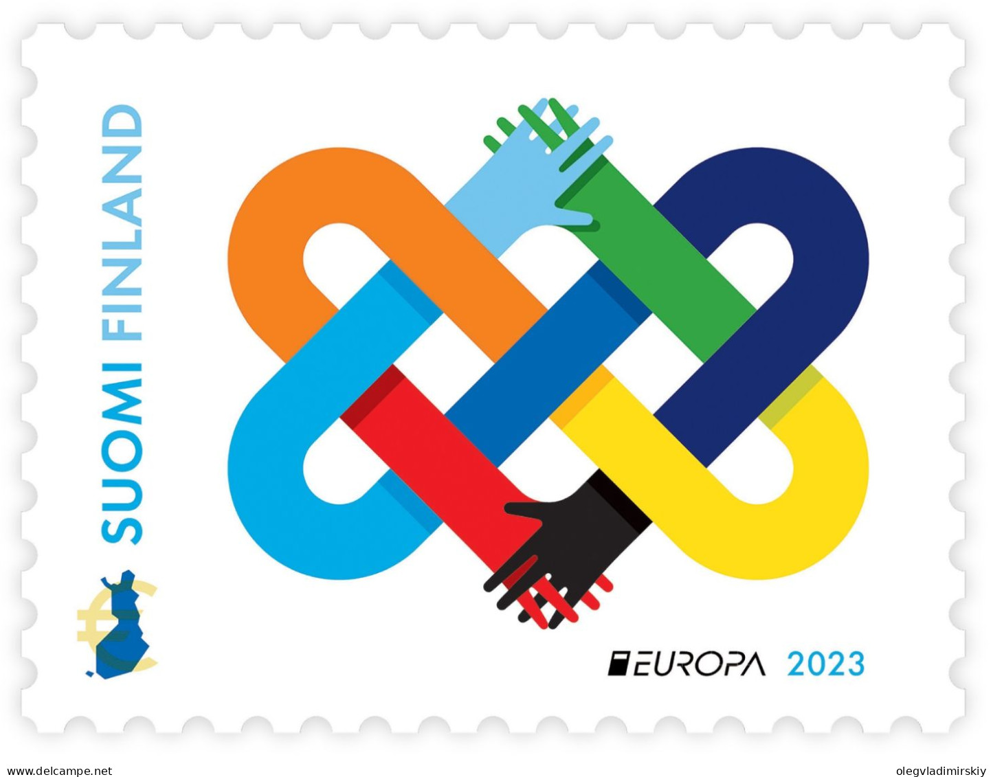 Finland 2023 Posti Europa CEPT Peace To Ukraine Stamp Mint - Unused Stamps