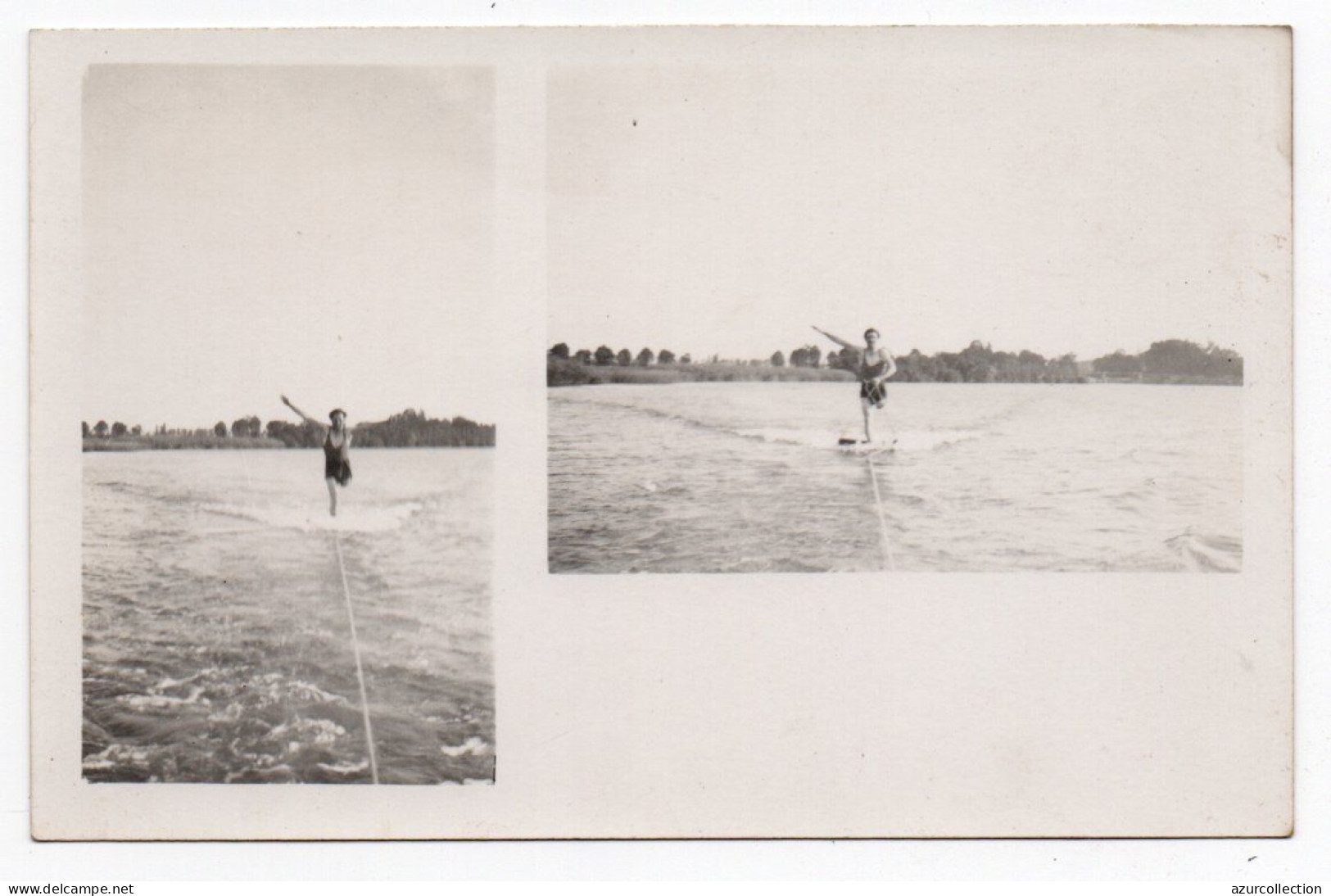 Carte Photo Non Située - Water-skiing