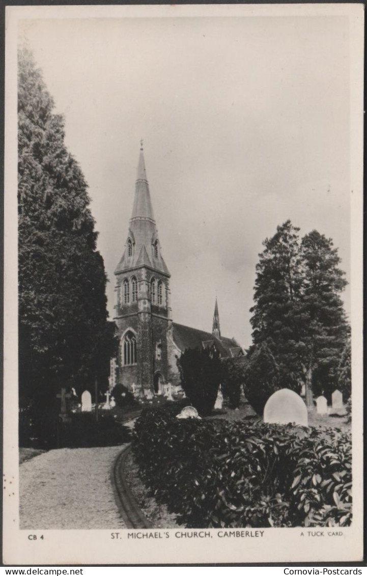 St Michael's Church, Camberley, Surrey, C.1950s - Tuck's RP Postcard - Surrey