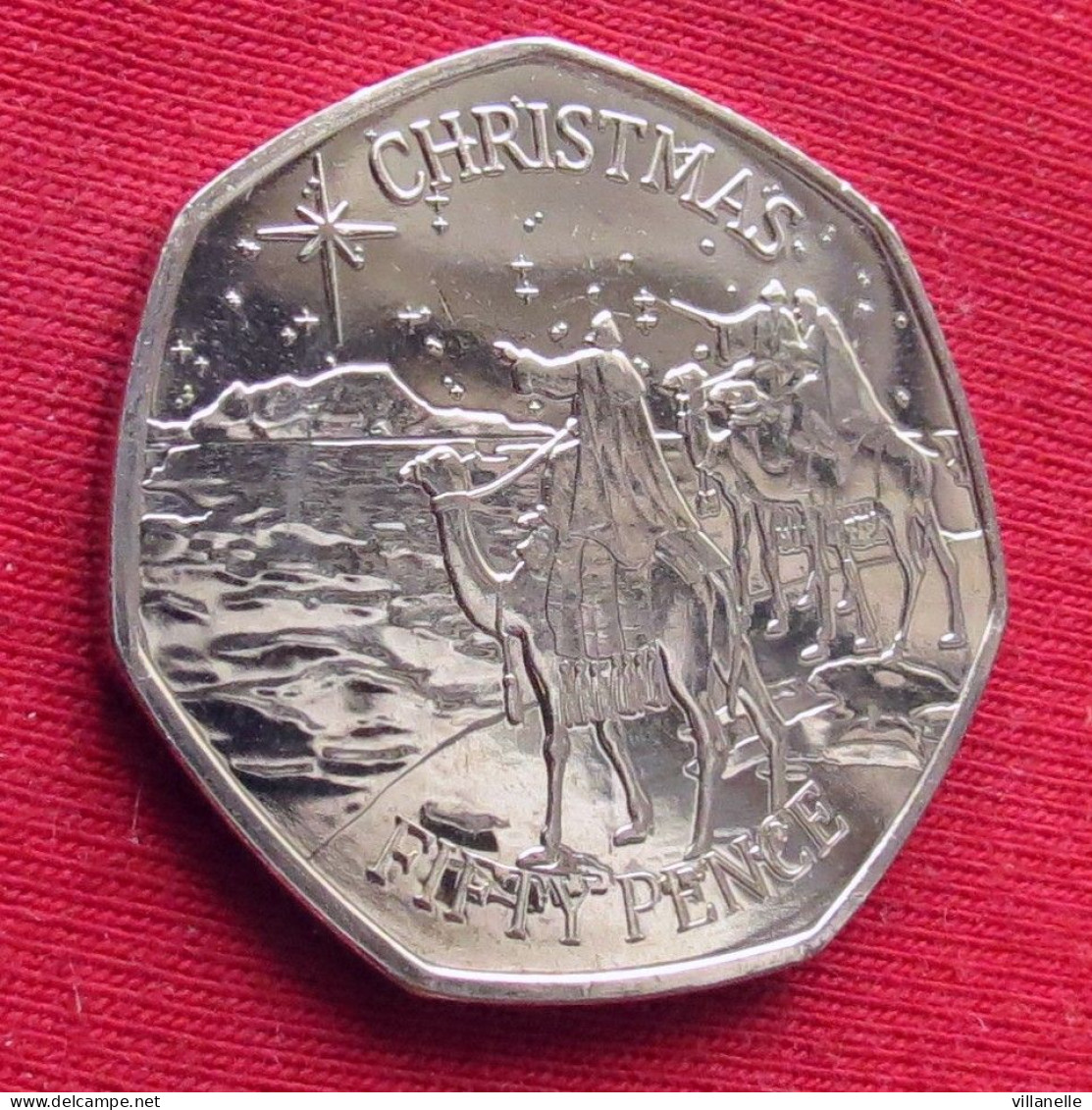 Gibraltar 50 Pence 2022 Christmas Gibilterra UNC ºº - Gibraltar