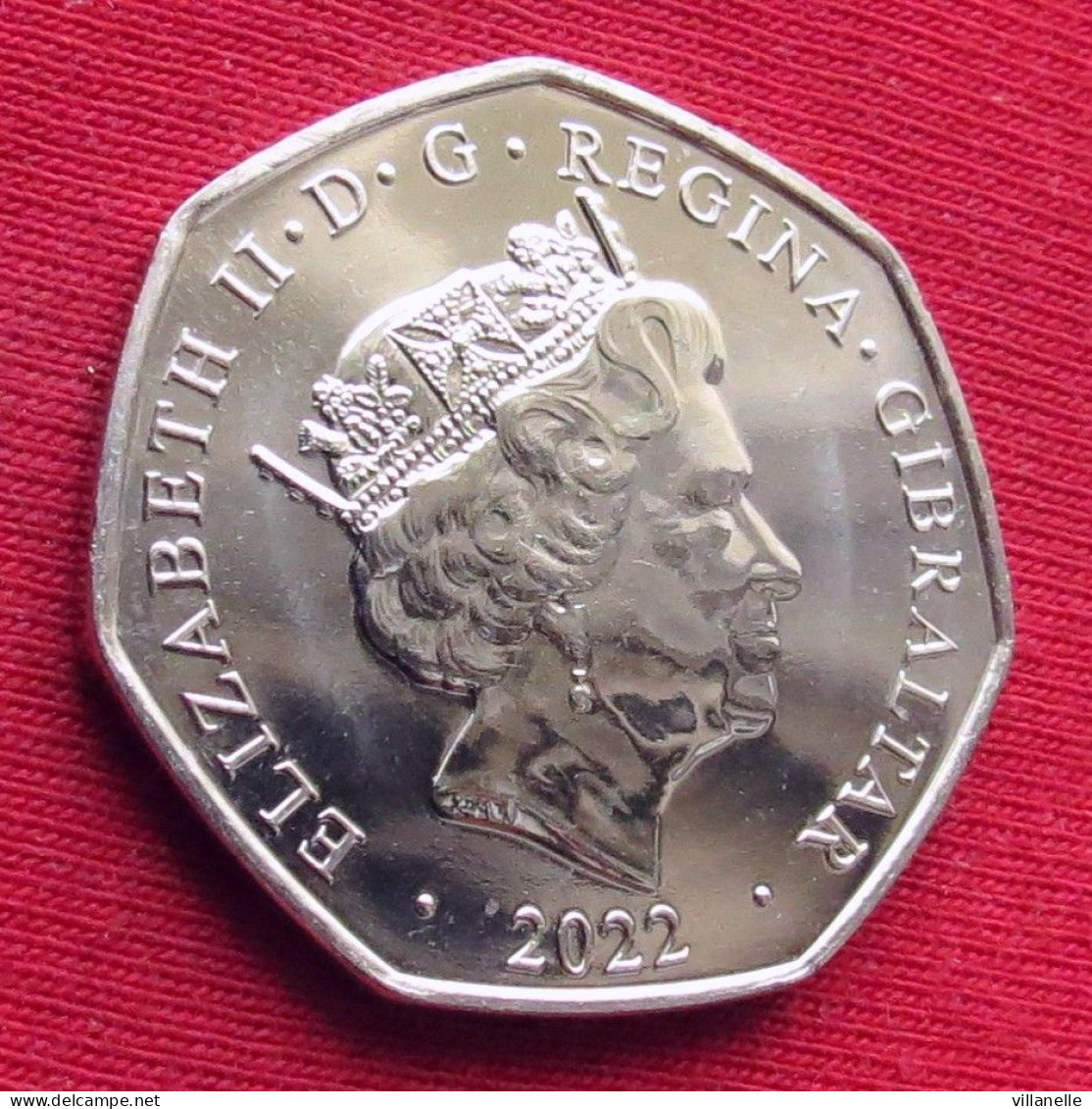 Gibraltar 50 Pence 2022 Christmas Gibilterra UNC ºº - Gibraltar