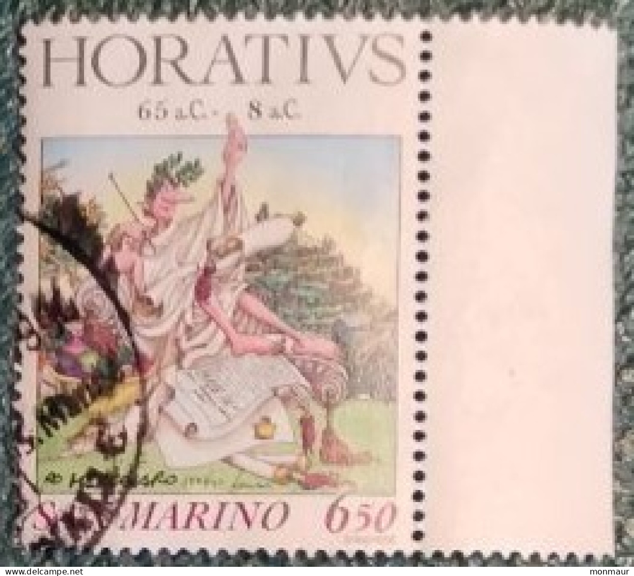 SAN MARINO 1993 CELEBRAZIONI D'AUTORE ORAZIO - Used Stamps