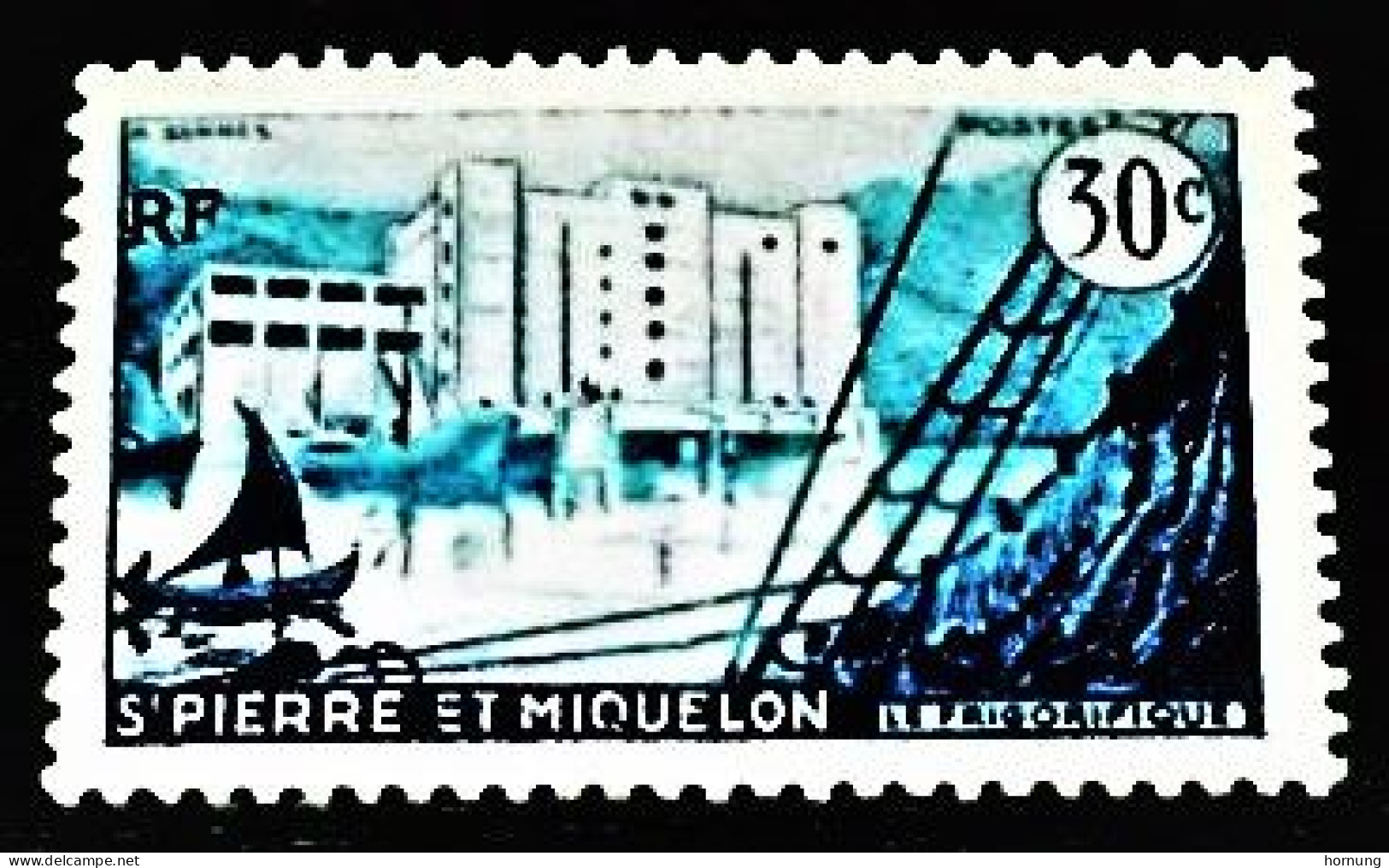 America,1947, St. Pierre Et Miquelon,-Fish Industry -MI 350, MNH. - Usines & Industries