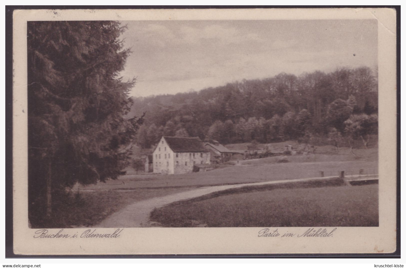 AK (004075) Buchen I. Odenwald, Partie Im Mühltal, Gelaufen Am 14.1.1930 - Buchen