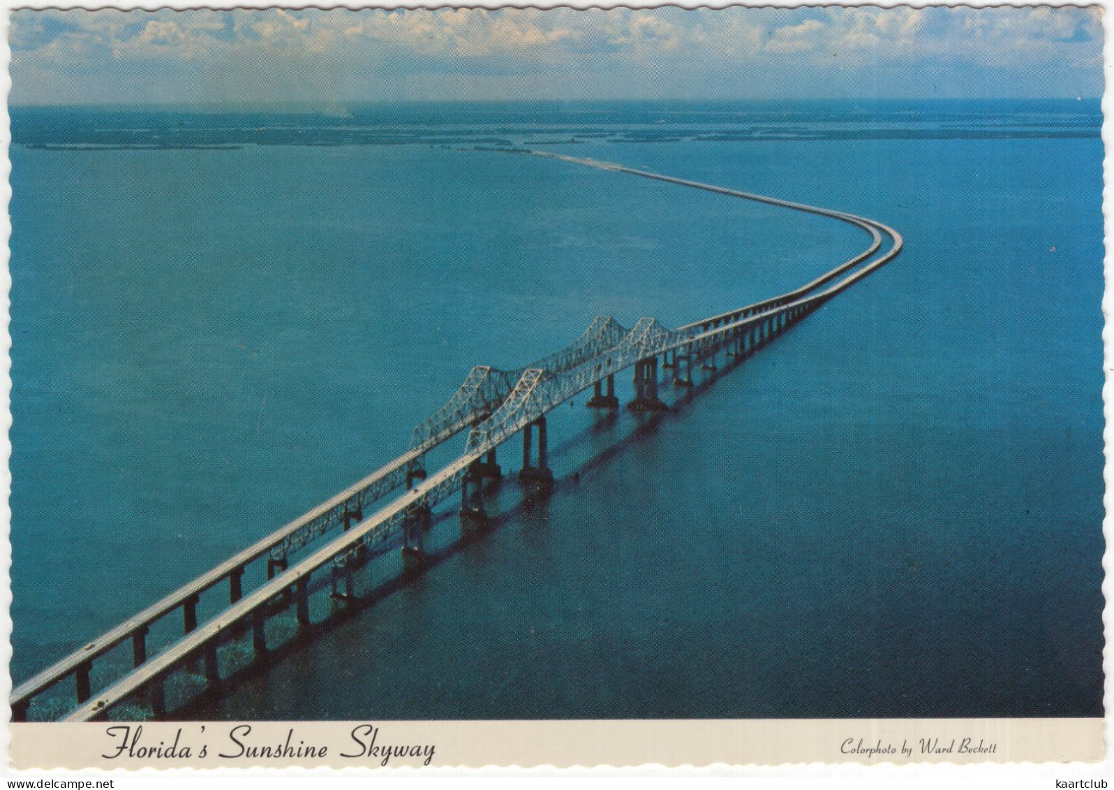 Florida's Fabulous Sunshine Skyway. Eleven Miles Of Bridges Crossing Tampa Bay From St Petersburg To Bradenton - (USA) - Bradenton