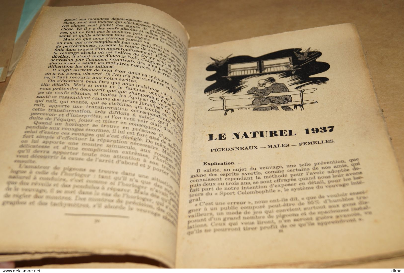 Colombophile,Pigeon,RARE 1936,méthodes modernes,Dédicacé, 64 pages,25 Cm./16 Cm..