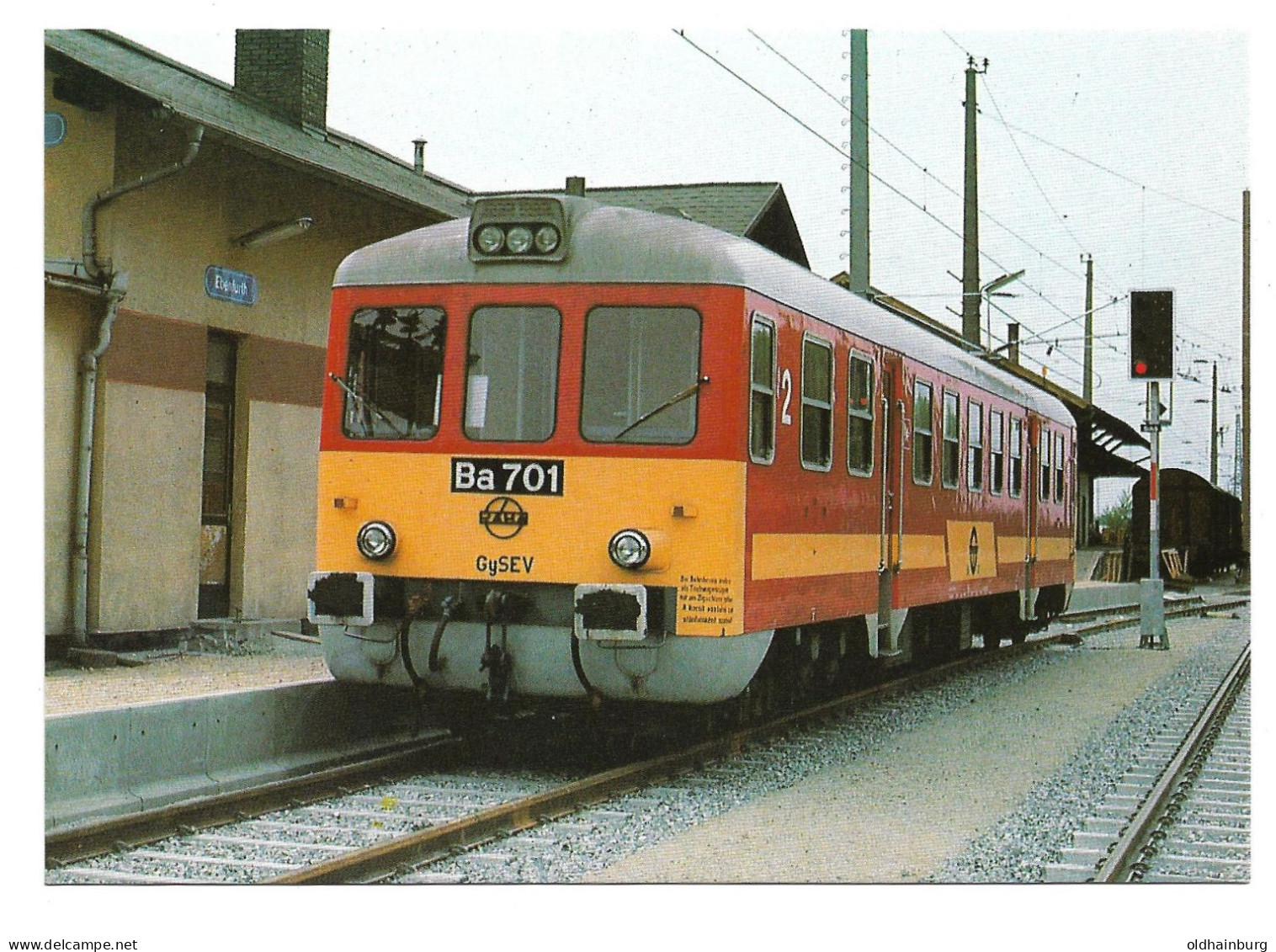 2327t: Eisenbahn AK, Raaber Bahn, Bahnhof Ebenfurth, Barnot 701, VOR, BJ 1962 - Wiener Neustadt