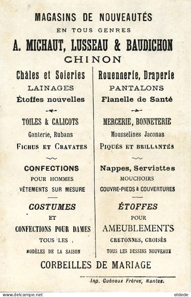 Persian House Paris Exhibition 1889 Advert Michaut Lusseau Baudichon Chinon - Iran