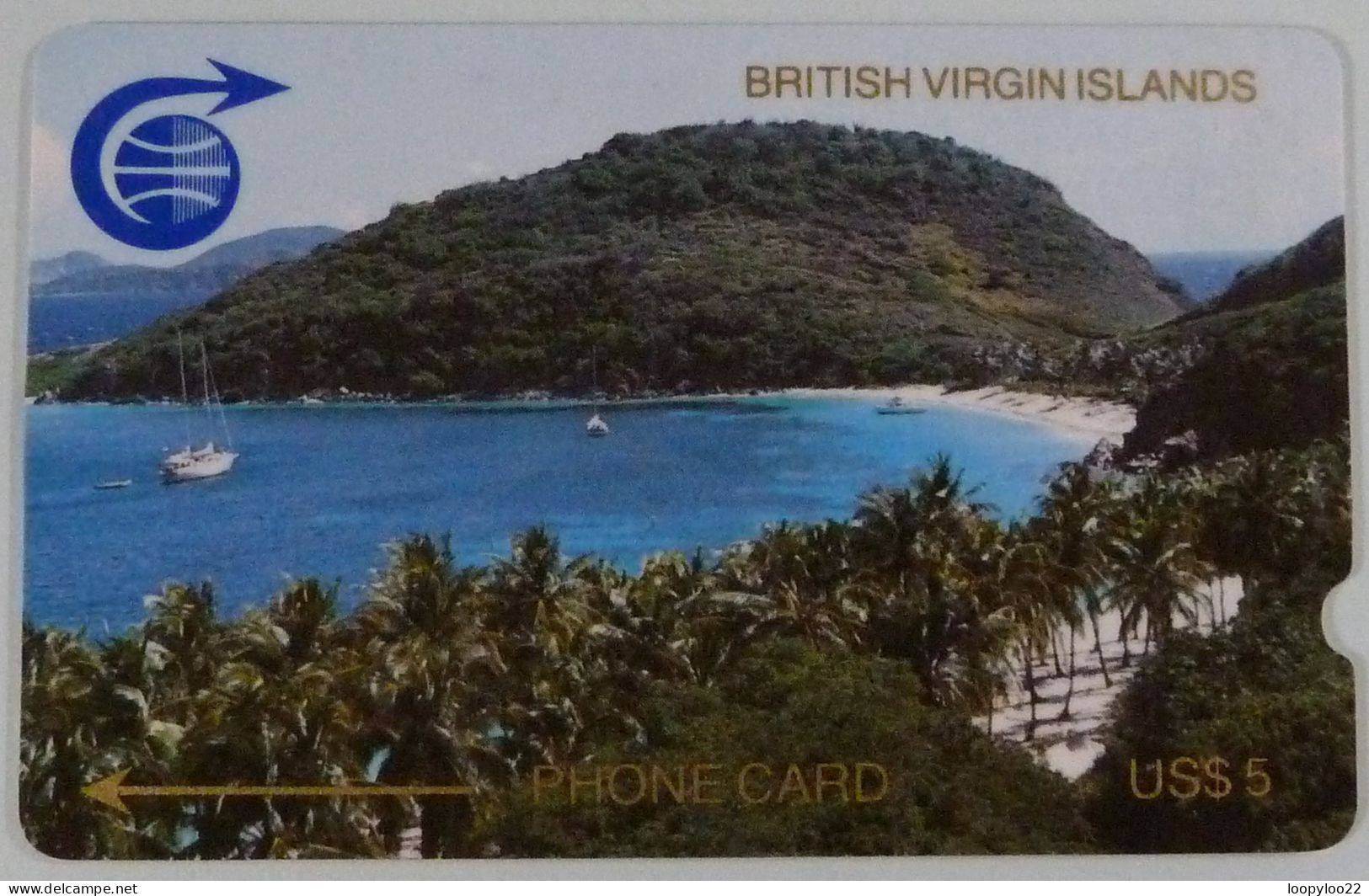 BRITISH VIRGIN ISLANDS - GPT - BVI-1B - $5 - 1989 - 1CBVB - Peter Island - 20,000ex - Used - Vierges (îles)