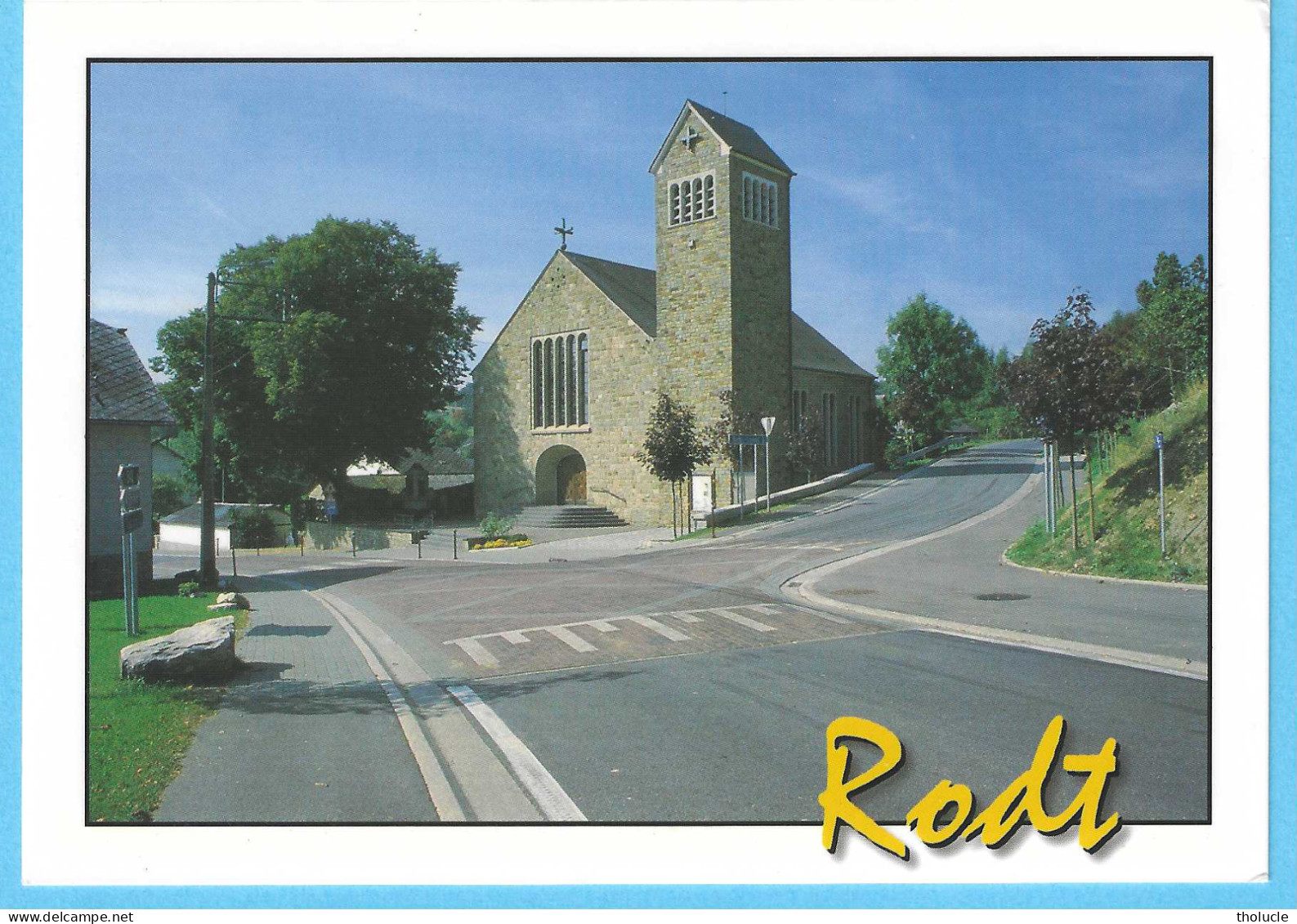 Grüss Aus-Bonjour De Rodt (Crombach-Saint-Vith)-L'Eglise Saint Corneille-Sankt Kornelius Kirche-Pas Courante - Sankt Vith